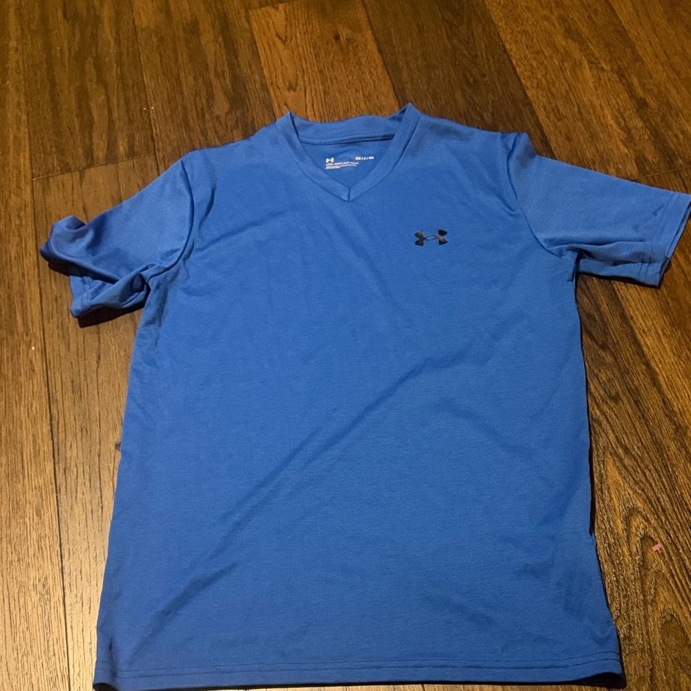 Under Armour Men's Short Sleeve Blue Tee